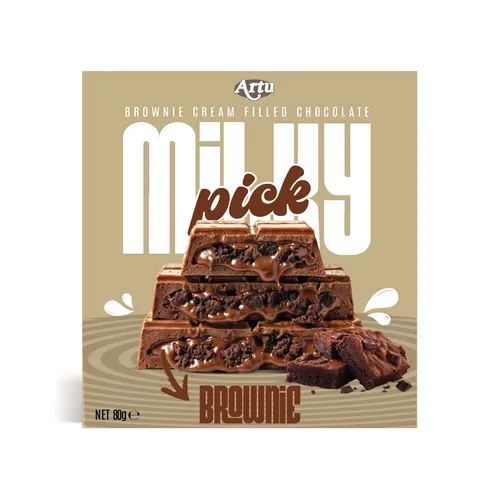 Artu Milky Pick Brownie, 80 g